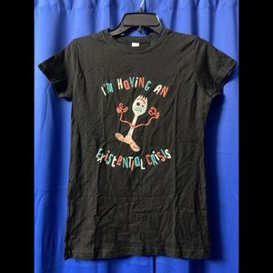 Disney Forky Existential Crisis T-shirt 🤍❤️💙